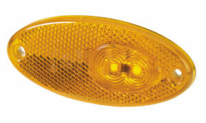 Ljós Led hliðarljós rúnað