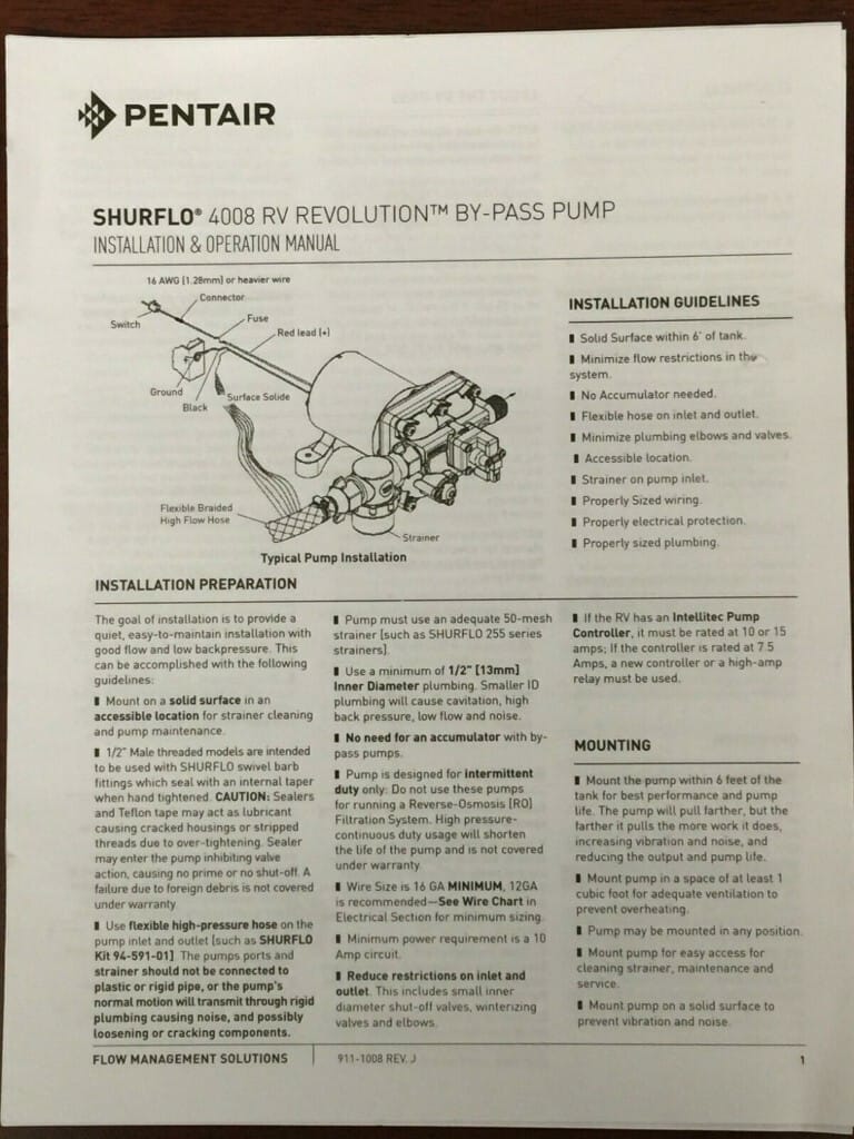 Vatnsdæla Shurflo Large. 12v. - Image 6