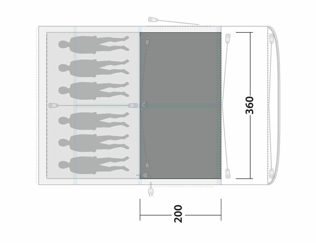 Teppi í Roseville 6SA Outwell - Image 3