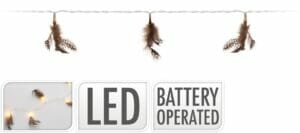 Ljósasería LED 10 fjaðrir