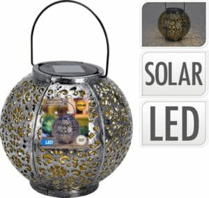 Ljós kúla Led með sólarrafhlöðu