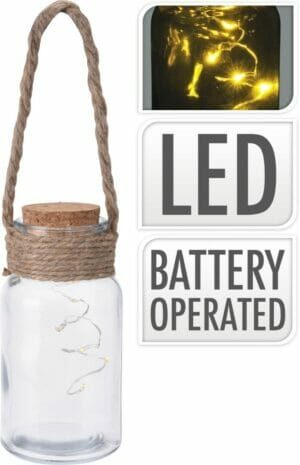 Lukt flaska m/led ljósi