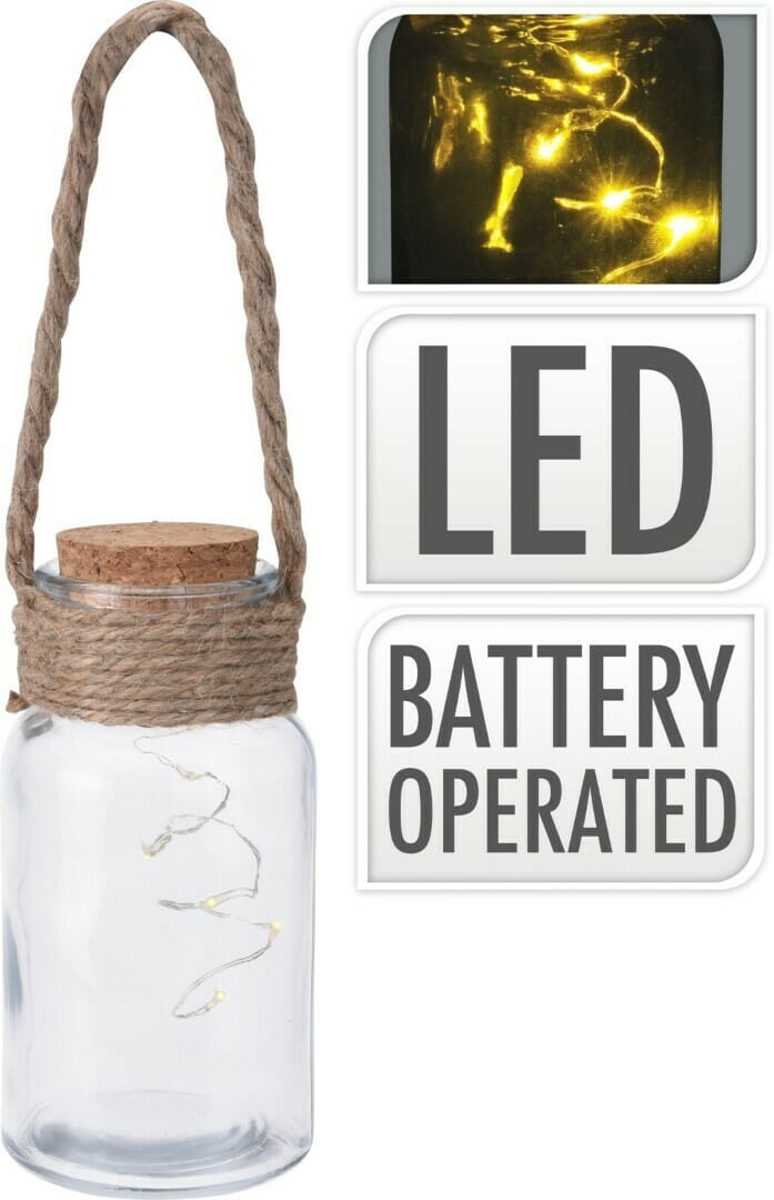 Lukt flaska m/led ljósi