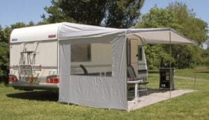 Hlið f.beina Markísu m/glugga Eurotrail