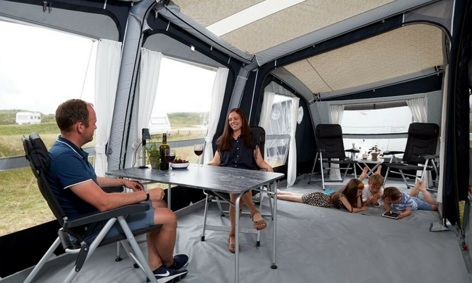 Uppblásið fortjald Cirrus North 400 frá Isabella SÉRPÖNTUN - Image 11