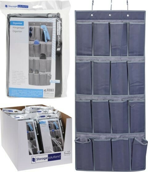 Hengi 16 vasar/grátt