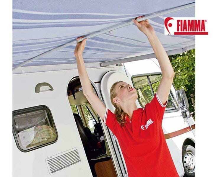 Styrktarsúla f/markísu boginn