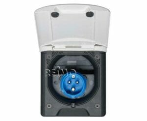 Rafmagnstengi utanáliggjandi 230v hvítt.