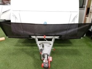 Net f/grjótgrind 170cm blátt tjaldvagna