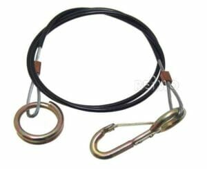 Öryggisvír á beisli  - 1 meter