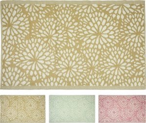 Motta gólf 150x90cm blóma