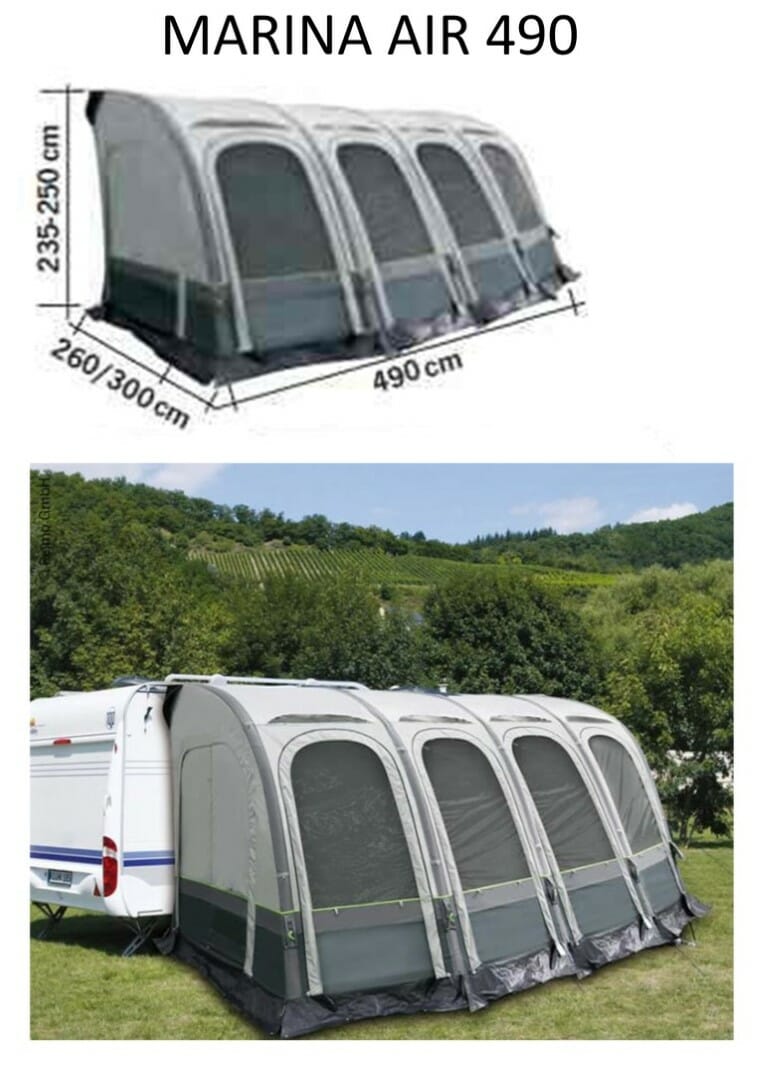 UPPBLÁSIÐ Fortjald Marina Air 490 frá Reimo Tent - Image 2