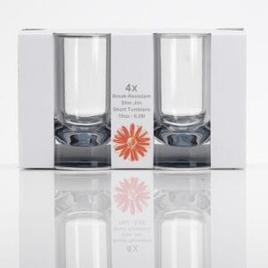 Glas Short Slim Jim 4 pk. - Flamefield