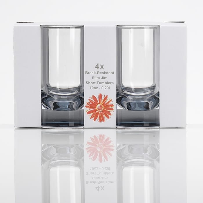 Glas Short Slim Jim 4 pk. - Flamefield