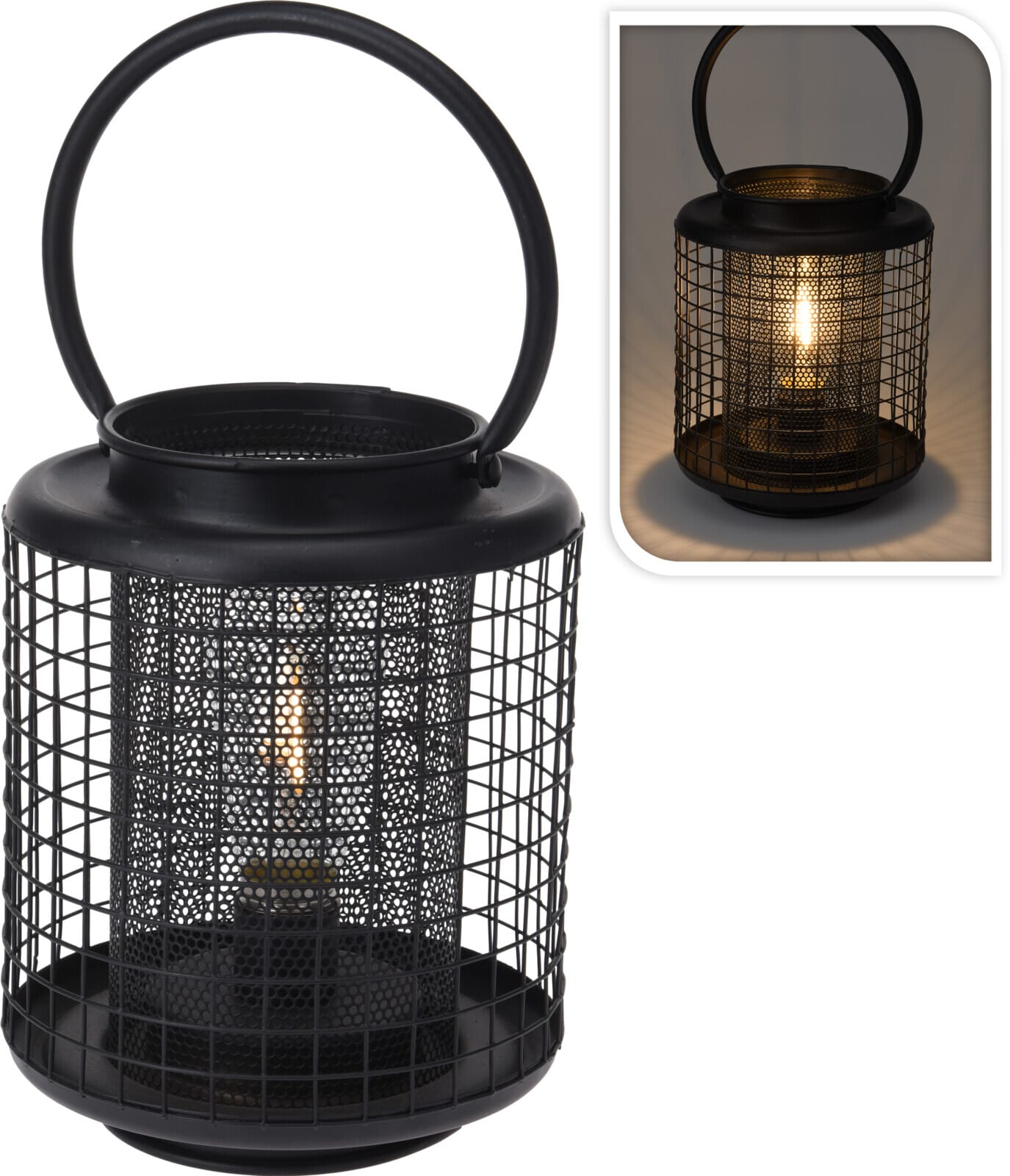 Ljós Led járn 14x14x18cm