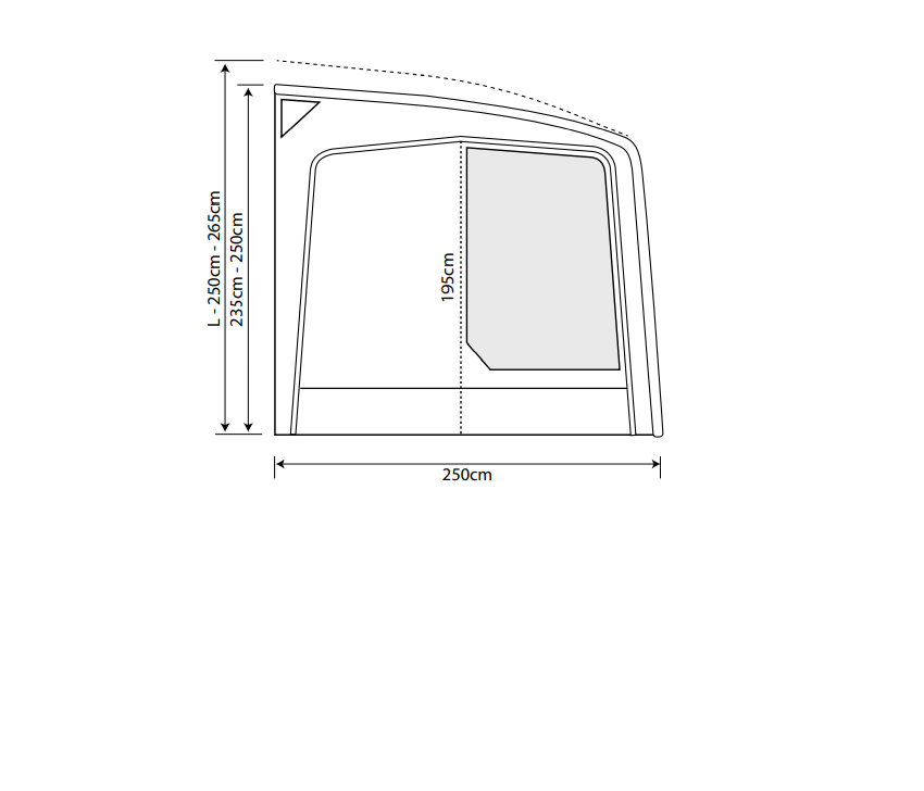 Fortjald uppblásið Eclipse Pro 380L - Image 5