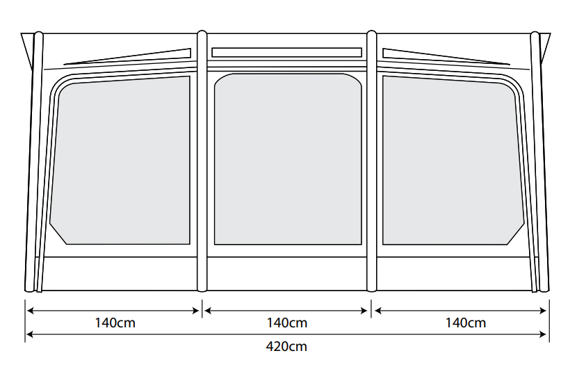 Fortjald uppblásið Eclipse Pro 420 - Image 12