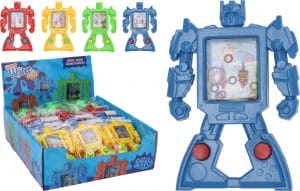 Leikfangaspil vélmenni með vatni.