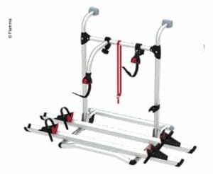 Hjólagrind aftan á hjólhýsi 2 hjól 60kg