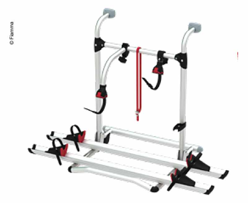 Hjólagrind aftan á hjólhýsi 2 hjól 60kg