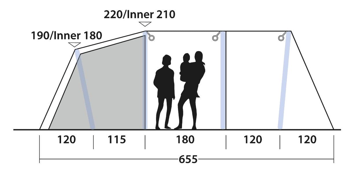 Tjald Parkdale 6 PA Outwell - Image 12