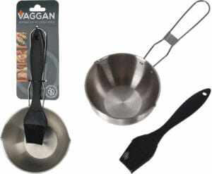 BBQ olíuskál með pensli