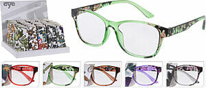 Lesgleraugu í blóma poka