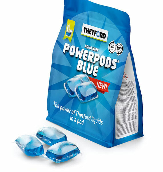 Klósettefni blátt 20 koddar í poka - Image 2