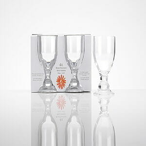 Glös Wine Goblet glær 4stk. frá Flamefield