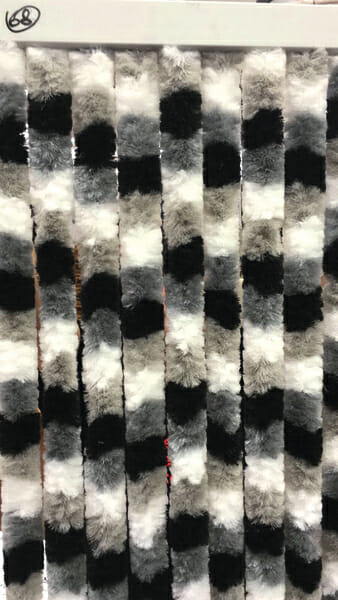 Flugu/Flísgardína hurð 56x205 grá - Image 2