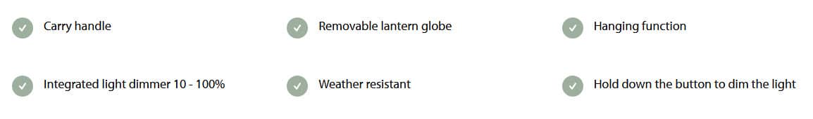 Lukt/ljós Led Lantern Carnelian 500 - Image 5
