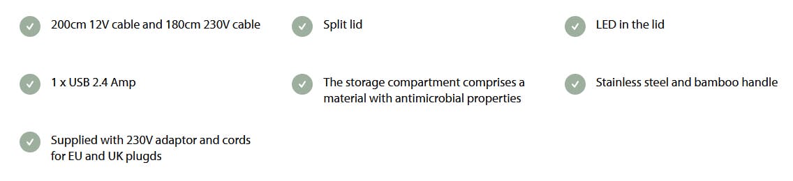 Kælibox ECOlux 35L 12V/230V ljós grár - Image 11