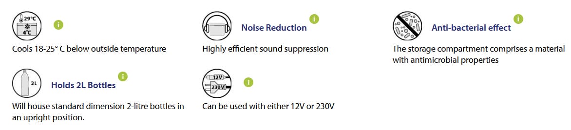 Kælibox ECOlux 35L 12V/230V ljós grár - Image 9