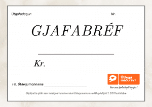 Gjafabréf Útilegumaðurinn