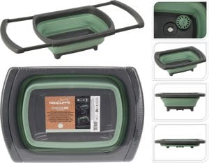 Uppþvottabali Samanfellanlegur Grænn