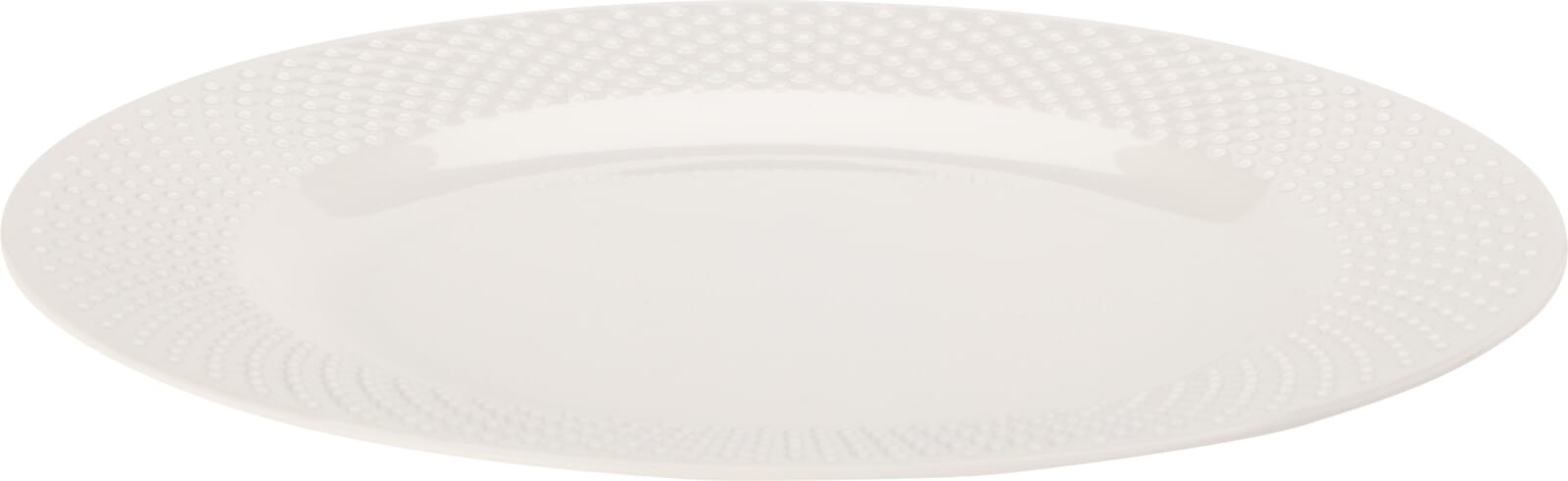 Diskur Melamine hvítur 28 cm