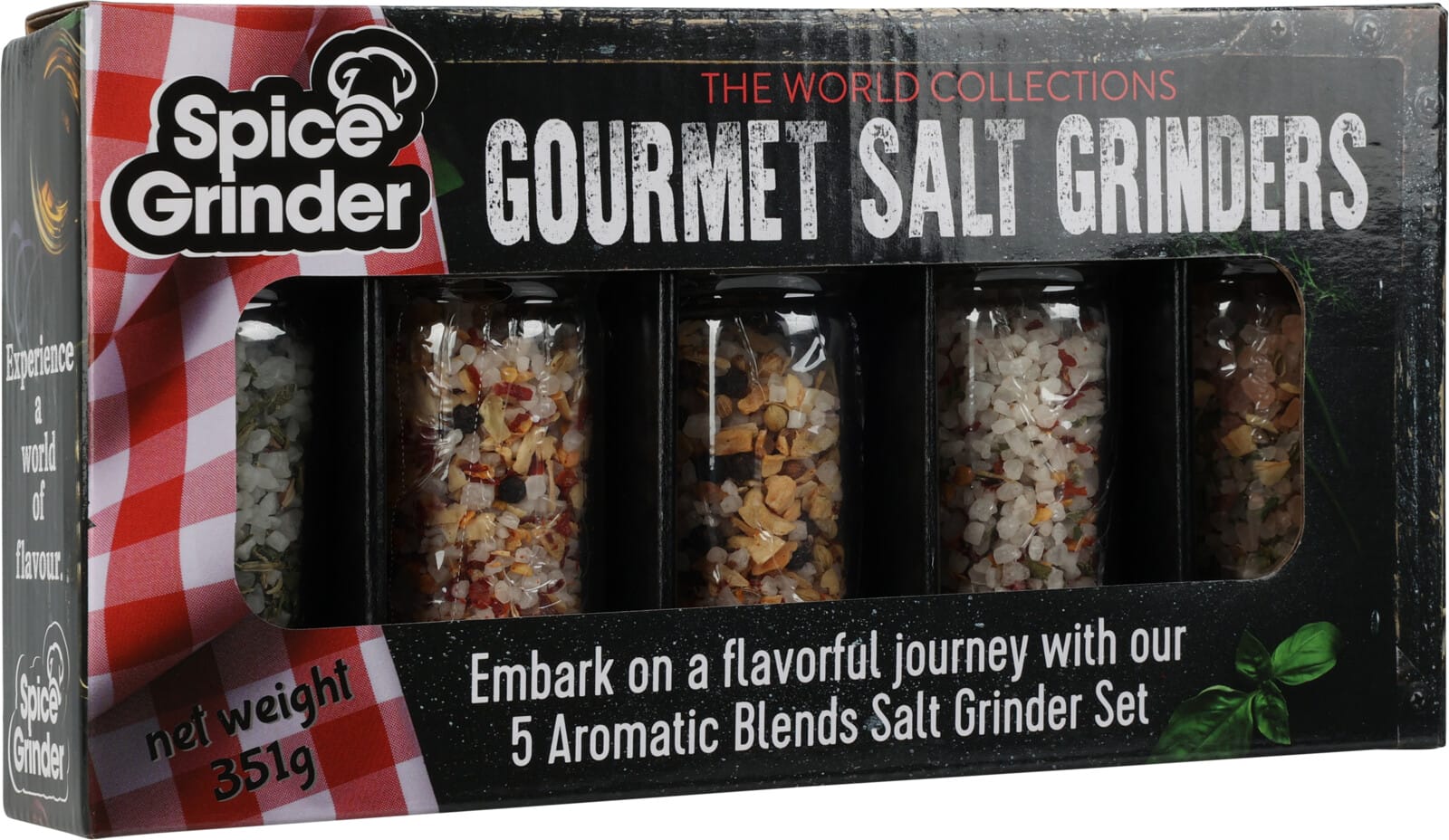 Kryddkvörn 5 tegundir í pakka