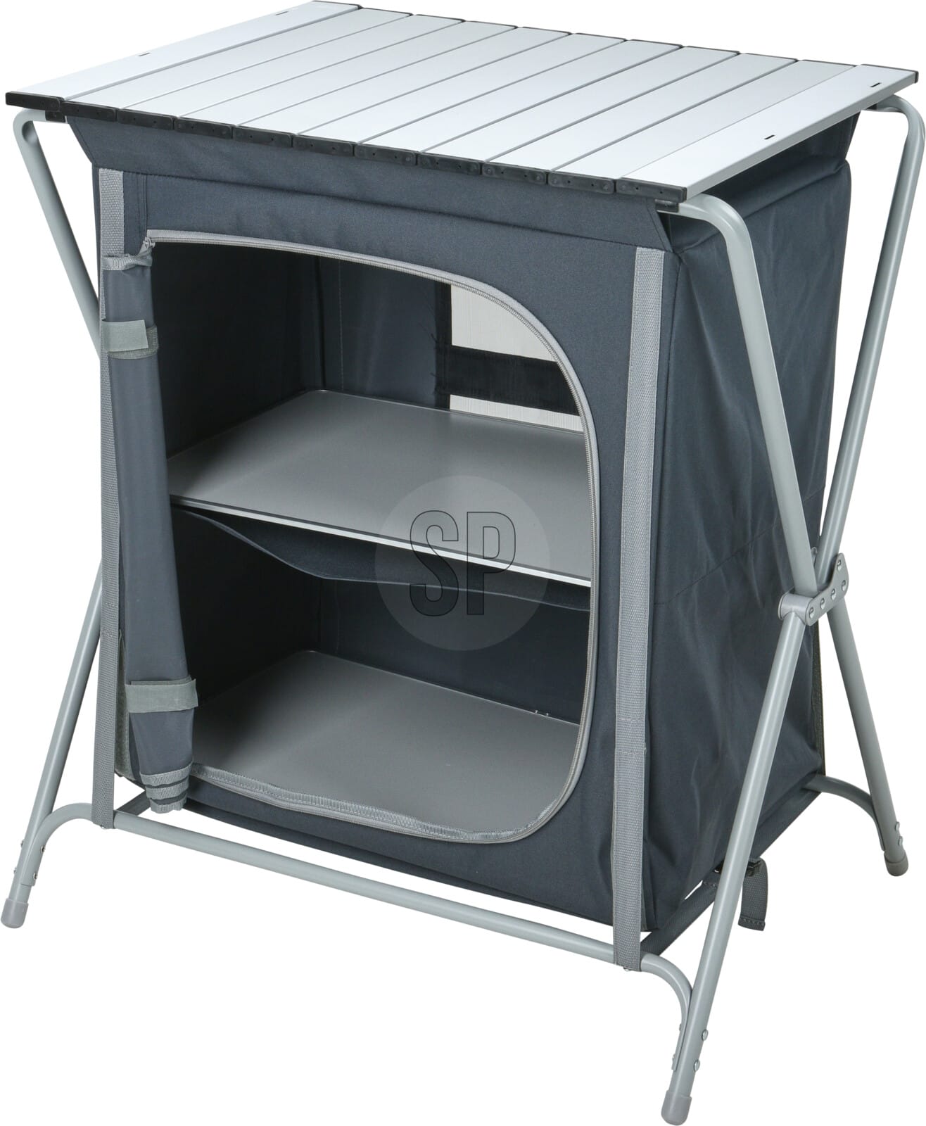 Eldhúseining- borð m/hliðum og 2 hillum - Image 2