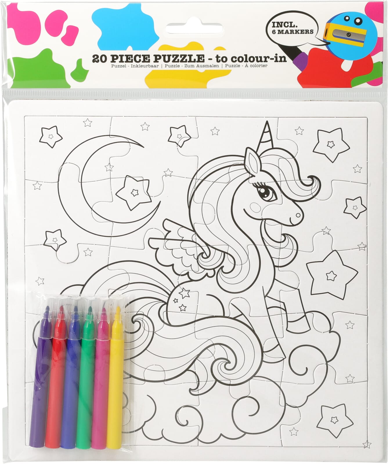 Litablað 21 x 21 cm og litir - Image 2