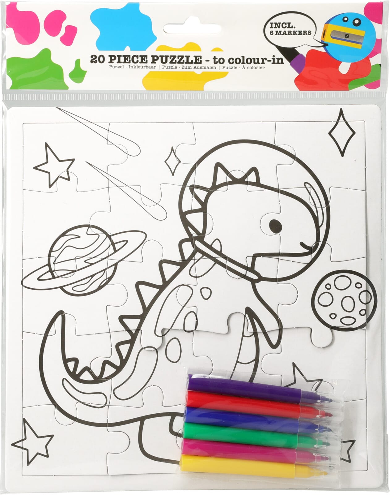 Litablað 21 x 21 cm og litir - Image 7